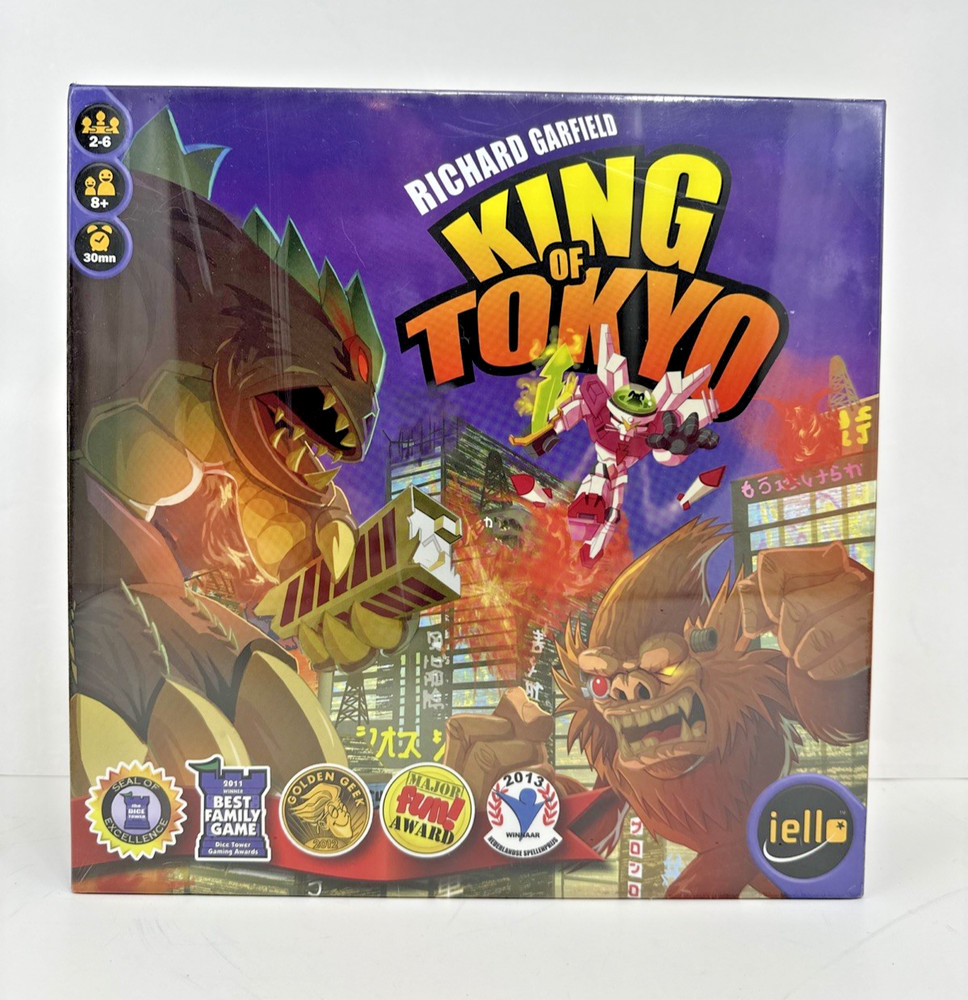 New Sealed King of Tokyo Monster Board Game Richard Garfield 2014 iello Strategy