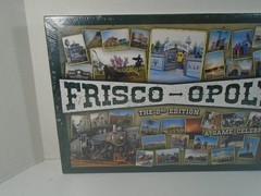 LATE FOR THE SKY–FRISCO-OPOLY–FRISCO, TEXAS–MONOPOLY BOARD GAME (NEW)