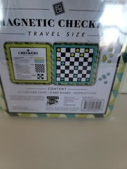 Magnetic Checkers Travel Size Portable Compact