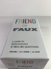 NEW Friend or Faux: A Game of Ridiculously Revealing Questions for Adults
