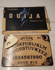 Vntg William Fuld Ouija Talking Mystifying Oracle Board Parker Brothers No PAT