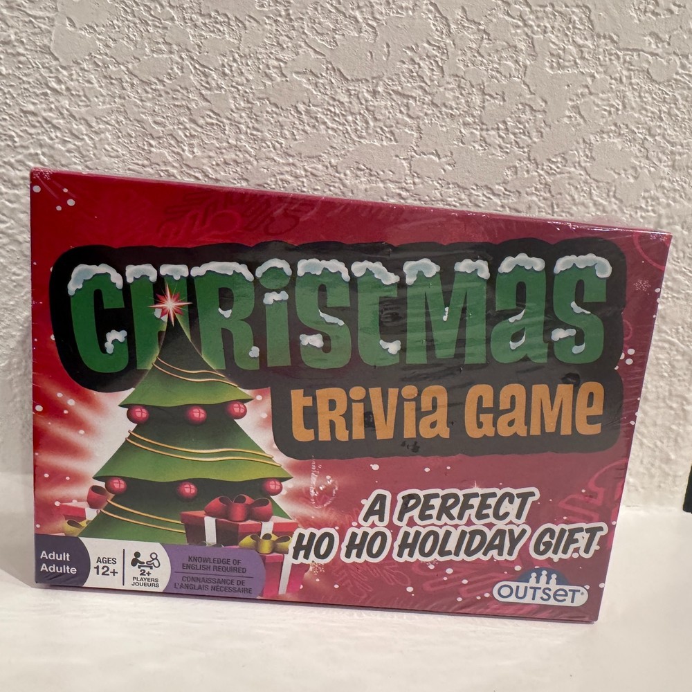 Christmas Trivia Game A Perfect Ho Ho Holiday Gift Ages 12+ 2+ Players New