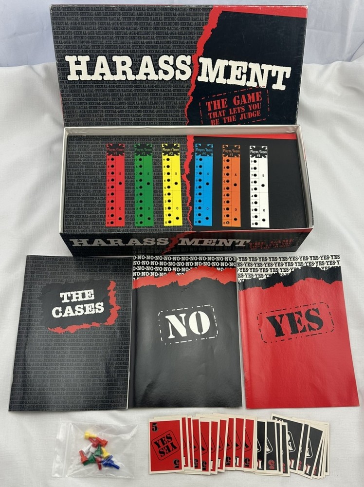 1992 Harassment Game by TDC Games Complete in Great Condition FREE SHIPPING