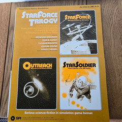 SPI 1977 – STARFORCE TRILOGY Science Fiction Triple Game (UNPUNCHED) Rare