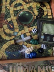 Jumanji The Game Real Wooden Box Edition of the Classic Adventure Game Complete