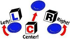 (5) LCR Dice Game Left Center Right Fast-Paced Travel Family w/ Chips & Dice