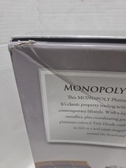 Monopoly Platinum Edition Board Game Luxury Metal Frame Collector’s Set Complete