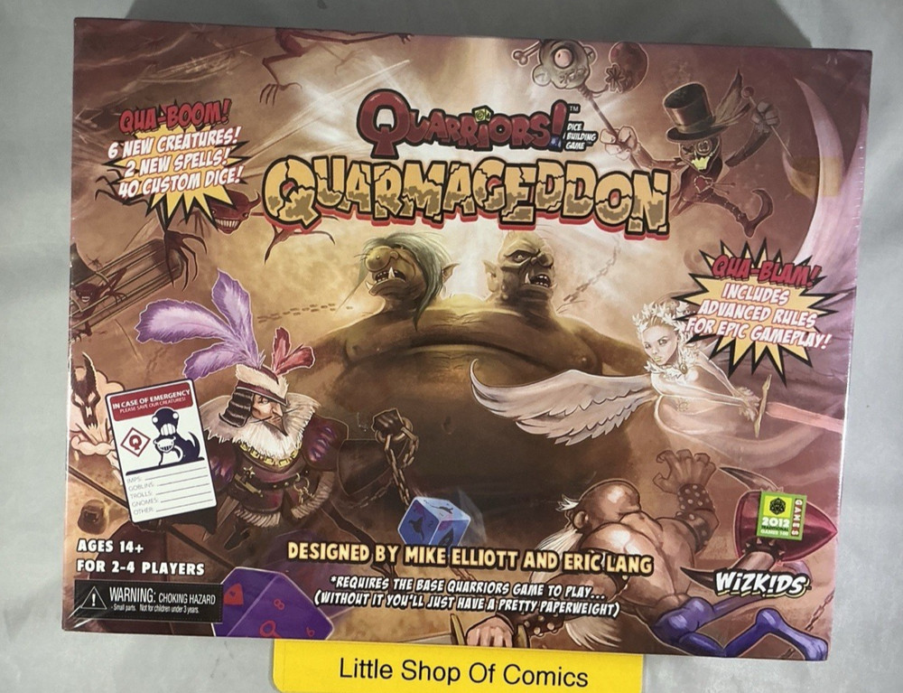 Quarriors Quarmageddon Expansion Game Sealed 2012 Wizkids/Neca See Photos