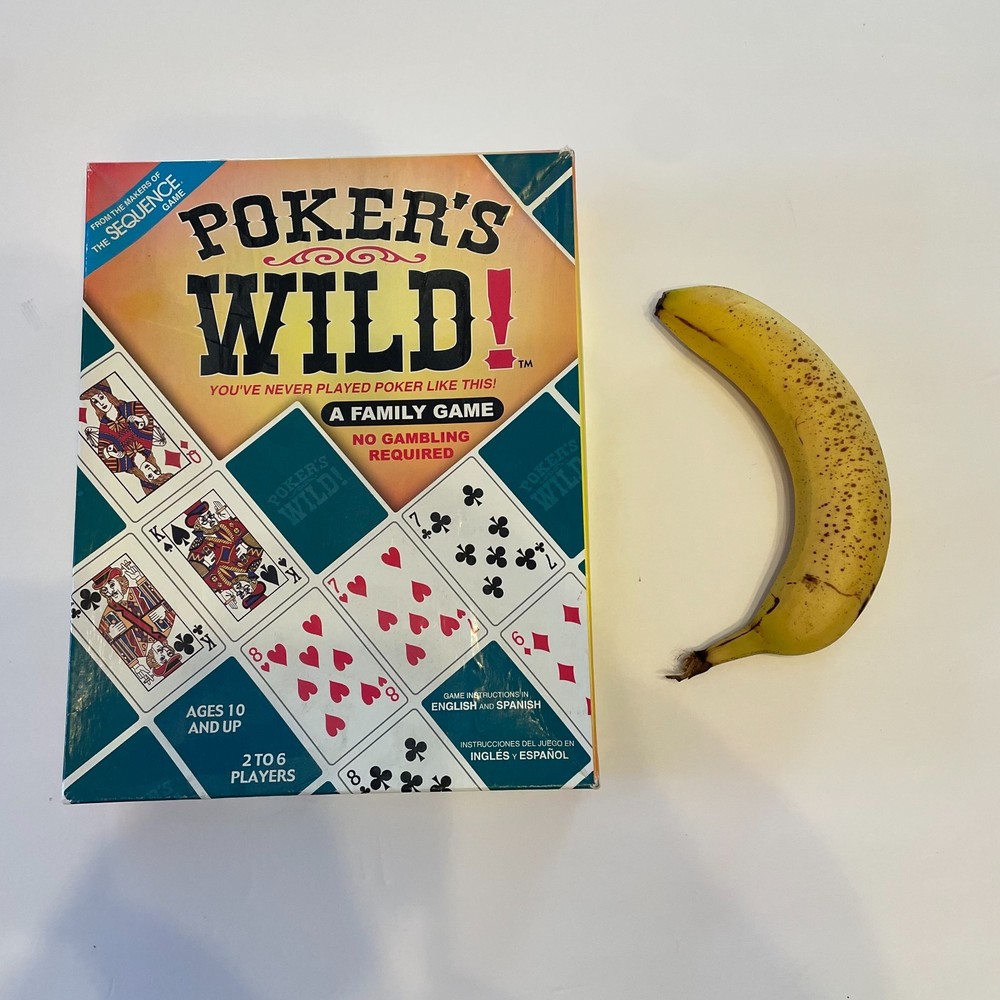 Pokers Wild Family Game Jax Ltd Card Board Game Complete Great Condition