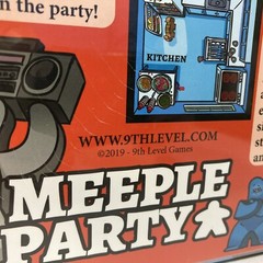 MEEPLE PARTY BOARD GAME English strategy Co-op 9th Level 2019 Oop NEW SEALED