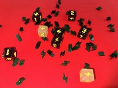 Unofficial King of Tokyo Dark Edition Dice Set & Energy Upgrade / Replacement