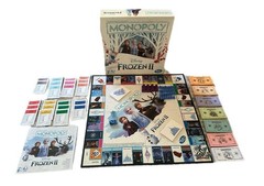 Hasbro Disney Monopoly Frozen 2 Edition Board Game 2-6 Players Age 8+ 99% Cmplte