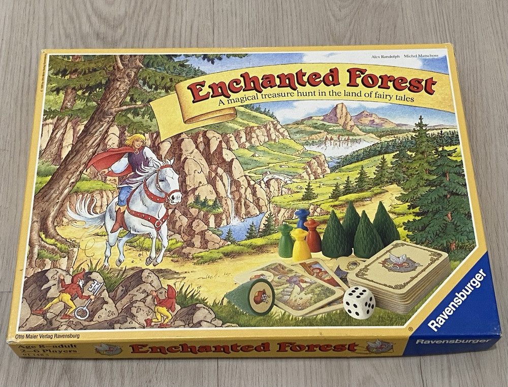 Vintage Enchanted Forest Board Game Ravensburger 1990 100% Complete