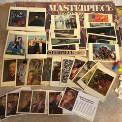 1970 Parker Brothers Masterpiece Art Auction Game Missing 1 Pawn Read