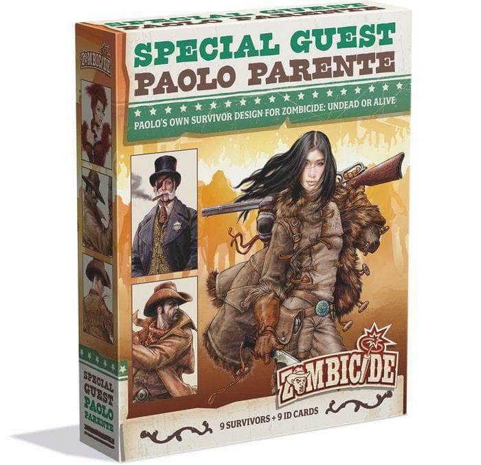 Zombicide Undead or Alive Special Guest Paolo Parente Survivor Pack KS Exclusive