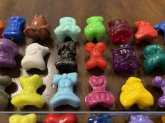 Complete ORIGINAL Set of 1996 Gogos Crazy Bones with Eggy Speedy & Jaws