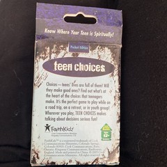 Teen Choices Card Game Christian FaithKidz