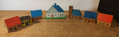 Toy Suitcase Doll Cuckoo Clock Castle Cradle Houses Village Animals Fairytale Wall Art