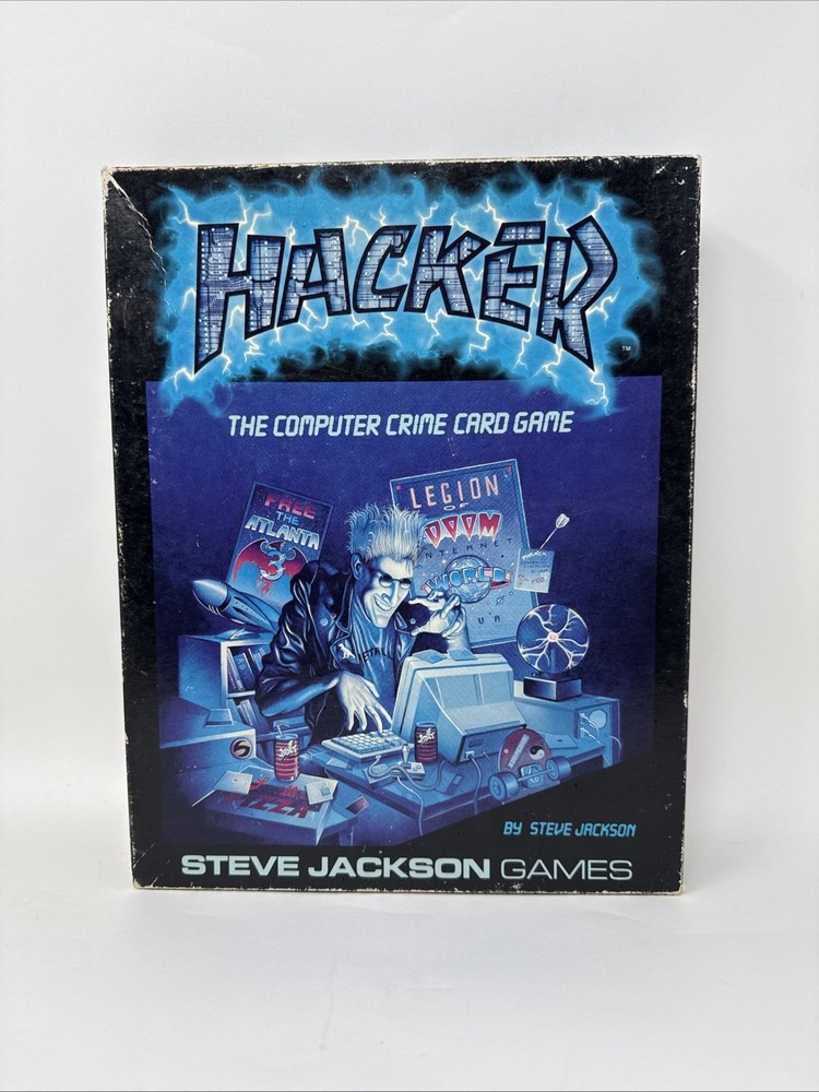 Steve Jackson Games Hacker The Computer Crime Card Game 1313