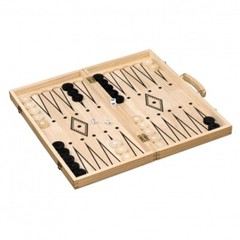 Chess Backgammon Checkers Set – Field 50mm – With Carry Handle