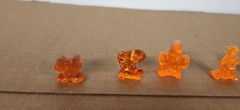 JBF Lot of 7 Orange Crazy Bones