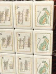 Lotus mahjong tiles