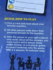 Loaded Questions Junior Ages 6+, 4-6 Players Game Of Who Said What