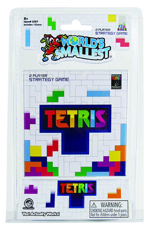 World’s Smallest TETRIS Head to Head 2 Player Strategy Game Toy Miniature