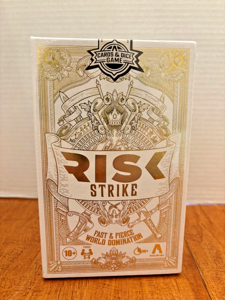 Risk Strike Fast & Fierce World Domination Cards/Dice Game Hasbro/Avalon Hill