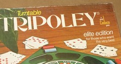 Vintage 1976 Cadaco Turntable TRIPOLEY Elite Edition Game No.255 – New Card Deck