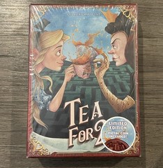 Tea for 2 Board Game Limited Edition Metal Coin New Sealed Space Cowboys 2020