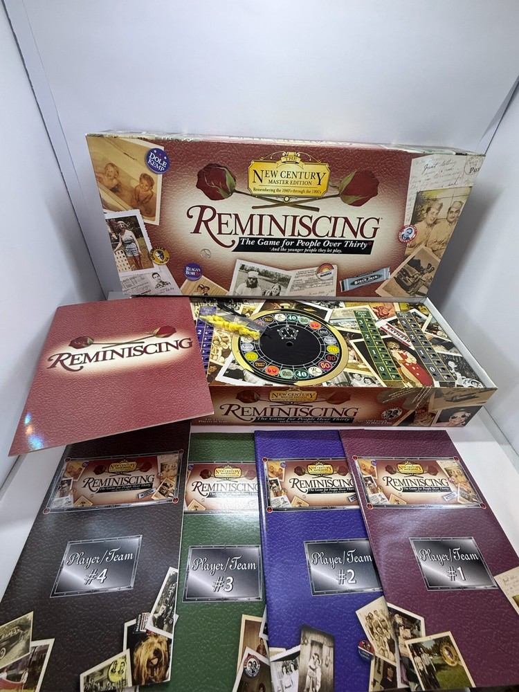 Reminiscing Board Game – 1940’s through 1990’s **Free Shipping**