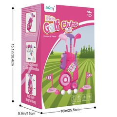 Liberry Toddler Golf Set for 1 2 3 4 Years Old Upgraded Kids Cart with Unique