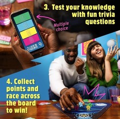 Trivia Night Live Family Quiz Show Board Game