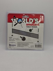 Westminster World’s Smallest Table Tennis Set NEW SEALED Gag Collector Gift