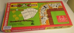 Fact Or Opinion Comprehension Board Game Kit Red Level Edition CGC Learning Well