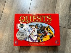Gamewright QUESTS OF THE ROUND TABLE Adventure Card Game Complete Fantasy RPG