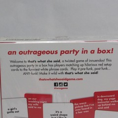 That’s What She Said Party Game Adult Card Game Sealed 17+ Funny Innuendo