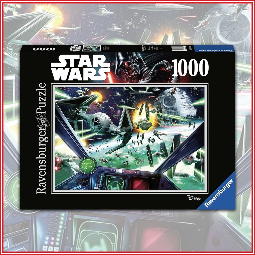 Star Wars X-Wing Cockpit 1000 Piece Jigsaw Puzzle Ravensburger Board Game