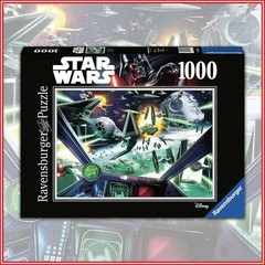Star Wars X-Wing Cockpit 1000 Piece Jigsaw Puzzle Ravensburger Board Game