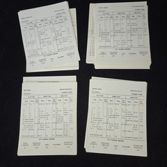1972 1971 Season Strat-O-Matic Pro Football Sports Board Game missing Steeler