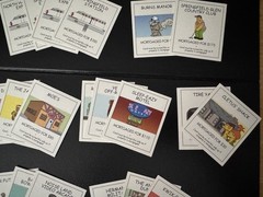 Monopoly The Simpsons 2001 28 Title Deed Replacement Game Cards
