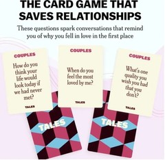 TALES Couples Card Game 150 Questions Conversation Starters Valentine’s Day Gift