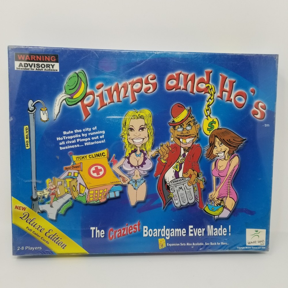 Pimps and Ho’s Board Game 2005 Complete Adult Board – Sealed. SEE DESCRIPTION