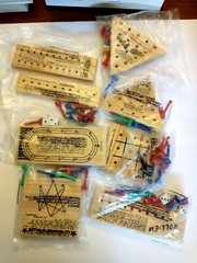 Cardinal Solid Wood Teasers Game 7 Different Brain Busters Games in Box