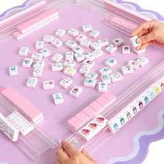 My Mahjong Trove 160 Pink Engraved 1 inches x 1 x 1 inches, 2-pink