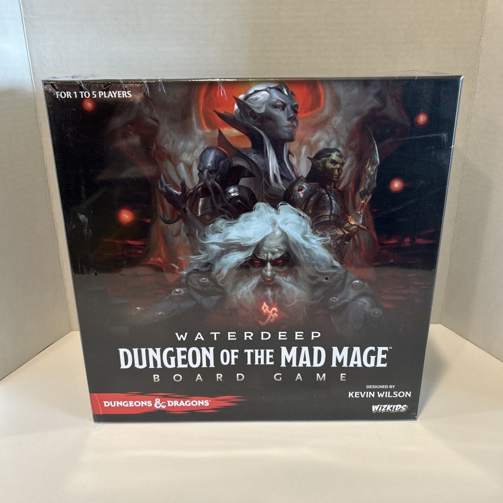 D&D Waterdeep: Dungeon of The Mad Mage Adventure System Board Game – Standard Ed