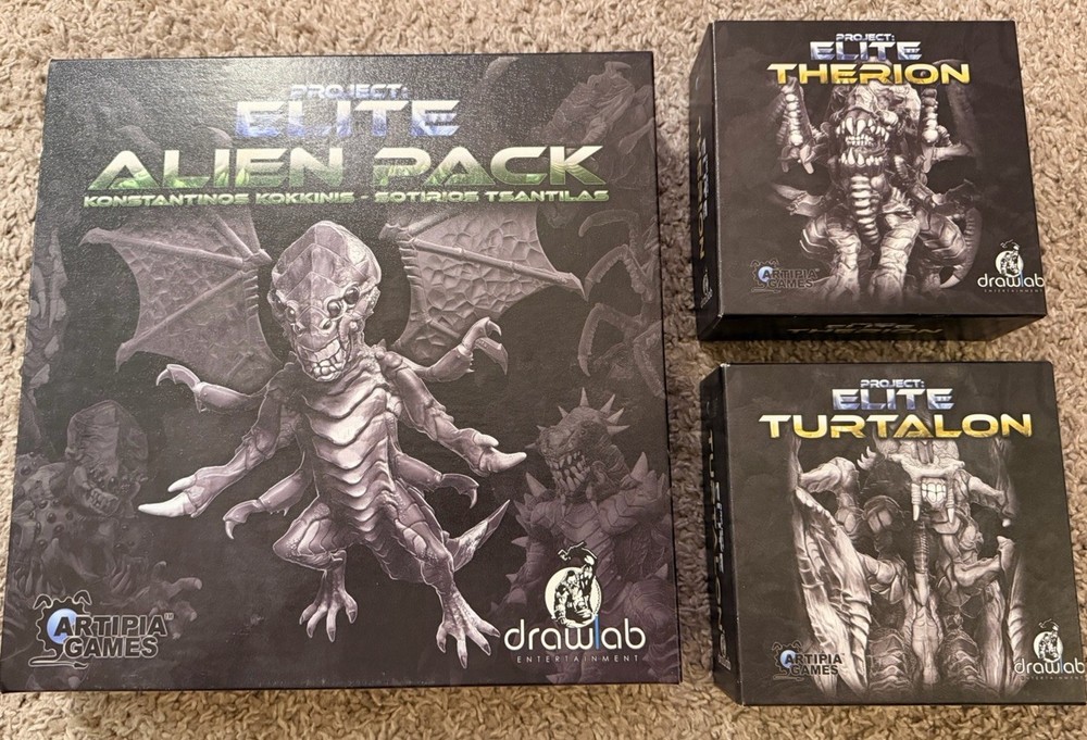 Project: ELITE Game Kickstarter Set Open Box