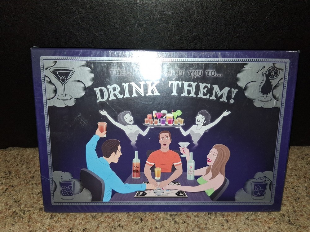 Drink Them Ouija Board Game Factory Sealed