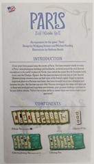 Paris Standard Edition + Paris l’Etoile Expansion + Wooden Resources SUPERSALE